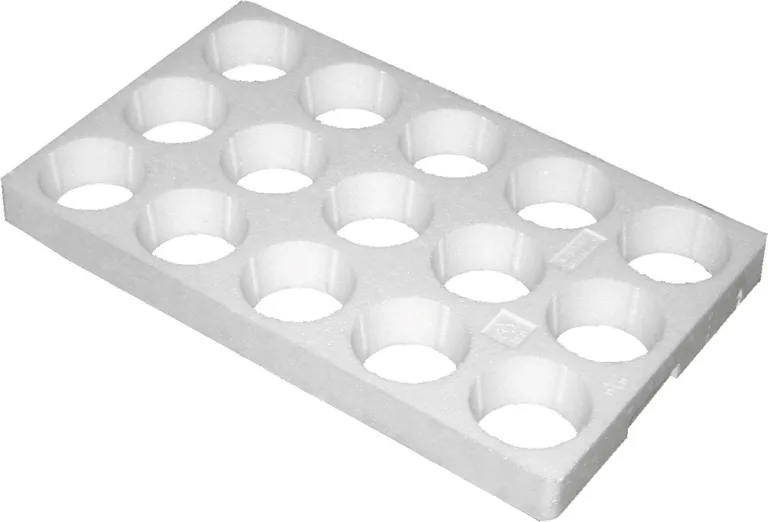 Blomsterbrett, runde hull, 15 hull / 10 cm, uten bunn