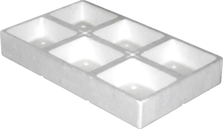 Blomsterbrett, firkant hull, Plantekasse 6-roms multibox